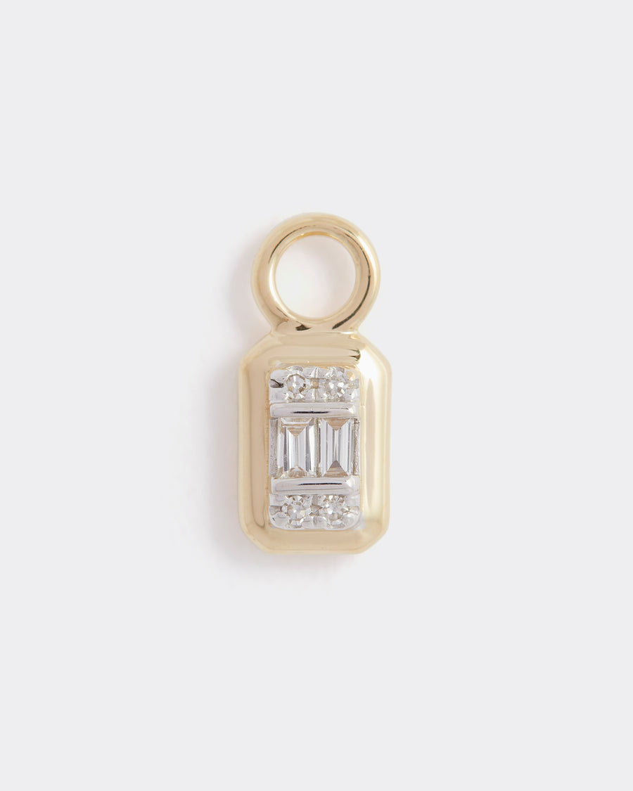 Diamond Baguette Charm