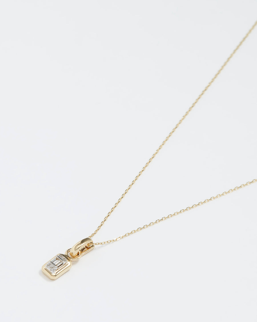 Diamond Baguette Charm