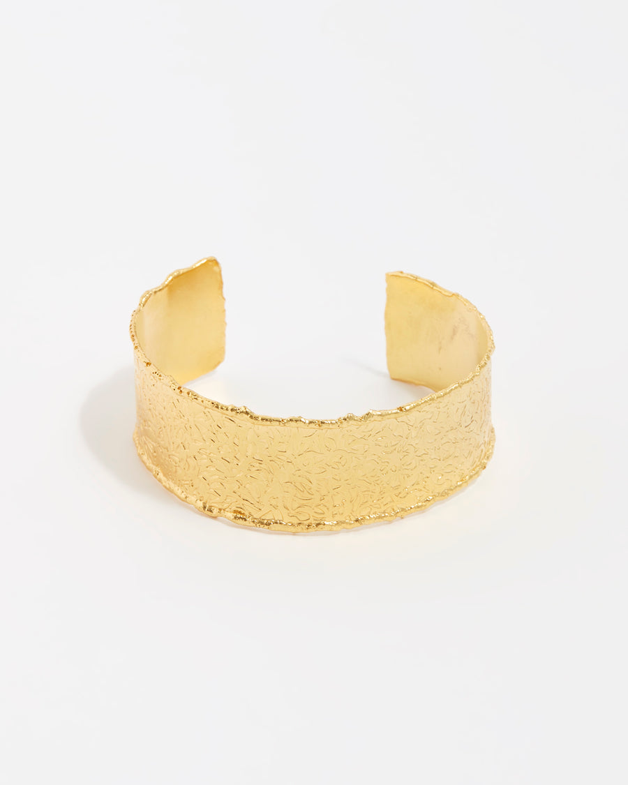 GOLD CHUNKY CUFF BRACELET