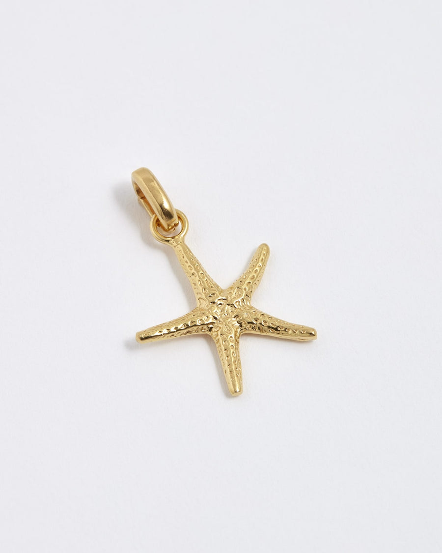 Soru Jewellery gold starfish charm