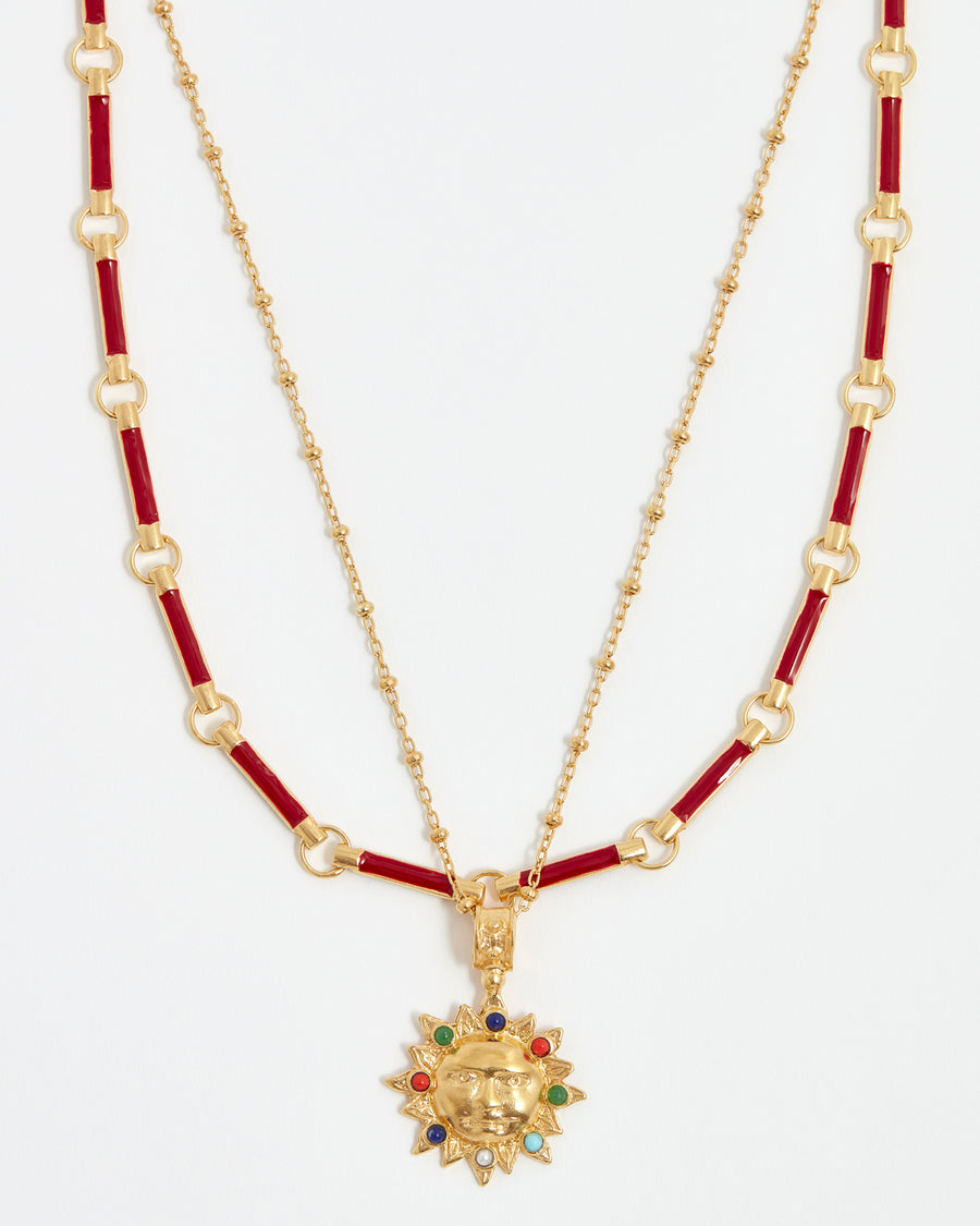 Carmenta & Treasures Sun Necklace Set