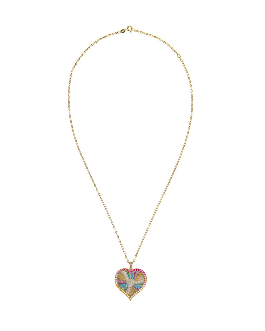 soru fine jewellery, soru micro mosaic, soru mosaic and sapphires, soru heart mosaic pendant, Italian mosaic jewellery, pastel heart necklace